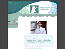 Tablet Screenshot of centroclinicodelamano.com